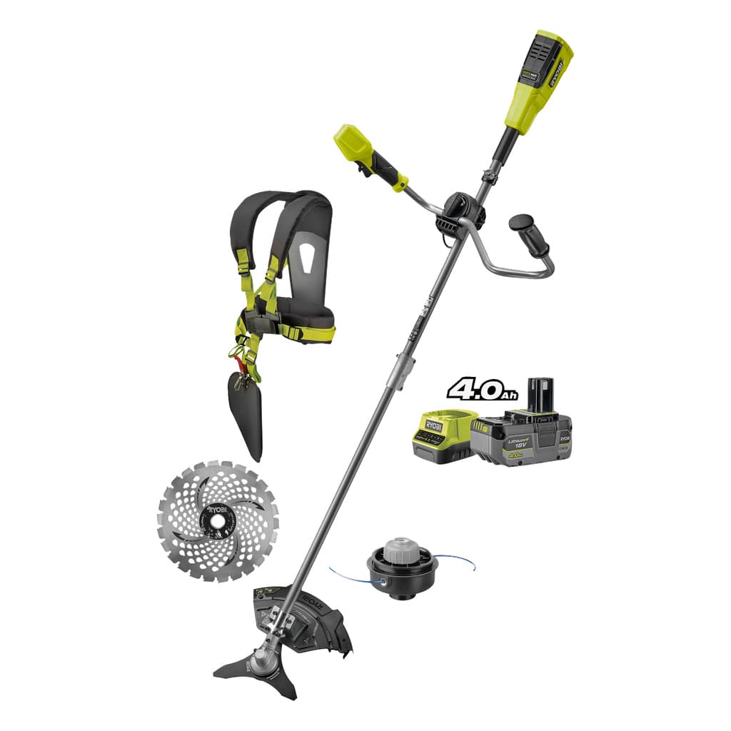 Jula Ryobi ONE+ HP RY18BCX26A-140C batteridriven röjsåg produktbild