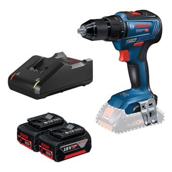 Bauhaus Bosch Professional GSR 18V-55 borrskruvdragare 2x5,0 Ah produktbild